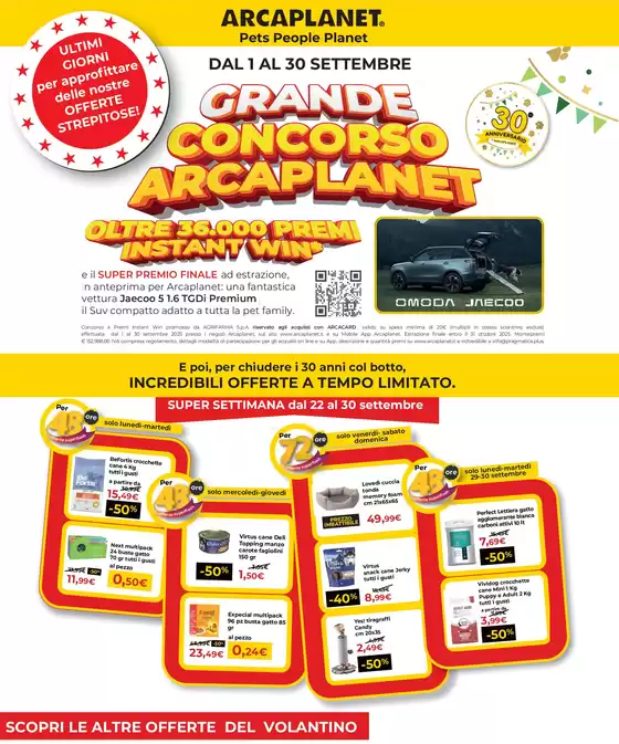 Grande concorso Arcaplanet