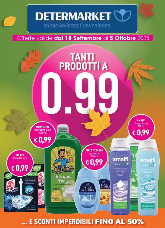 Offerte valide dal 18 Settembre al 5 Ottobre 2025