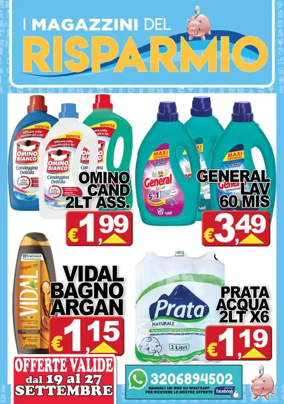 Offerte vaide dal 19 al 27 settembre