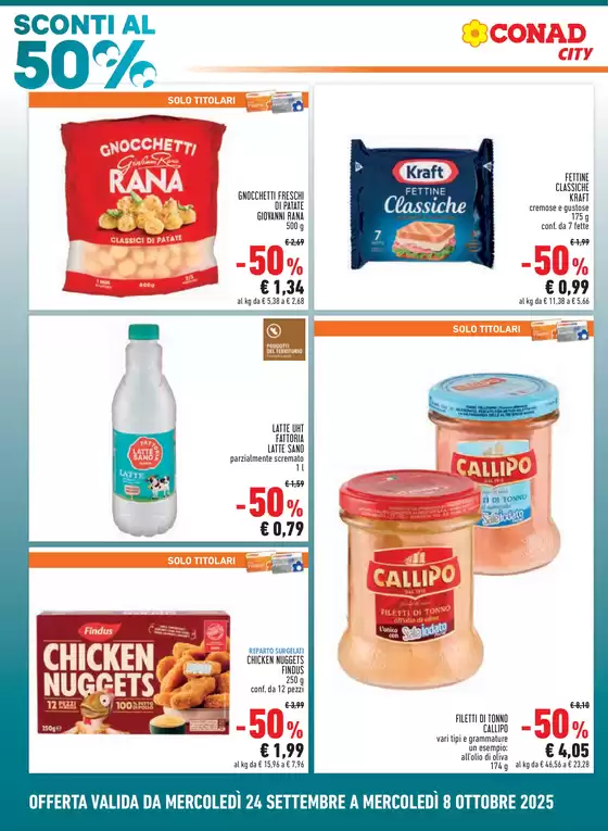 Sconti fino al 50%