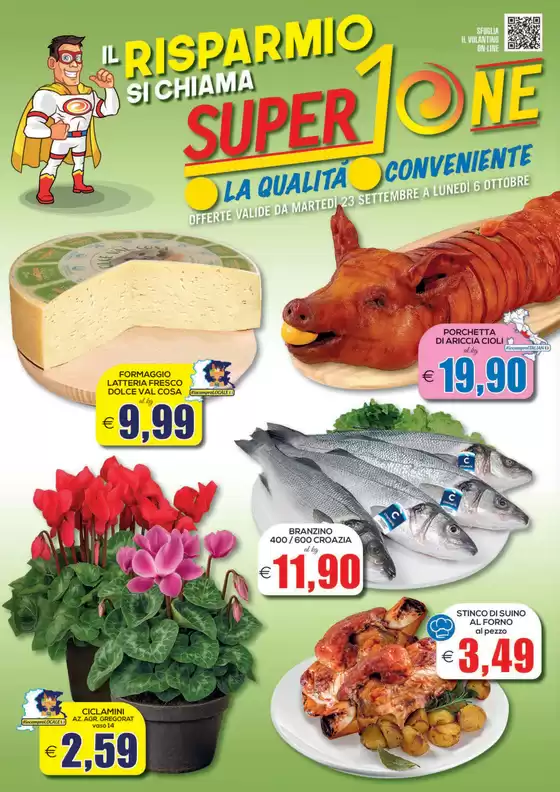 Volantino SuperOne a Aprilia | Il risparmio si chiama SuperOne | 2025-09-23T00:00:00.000Z - 2025-10-06T00:00:00.000Z