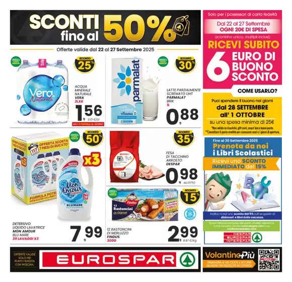 Sconti fino al 50%