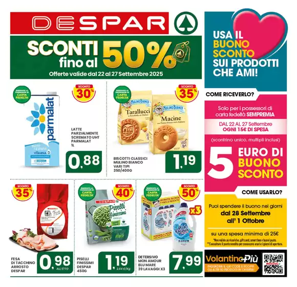 Sconti fino al 50%