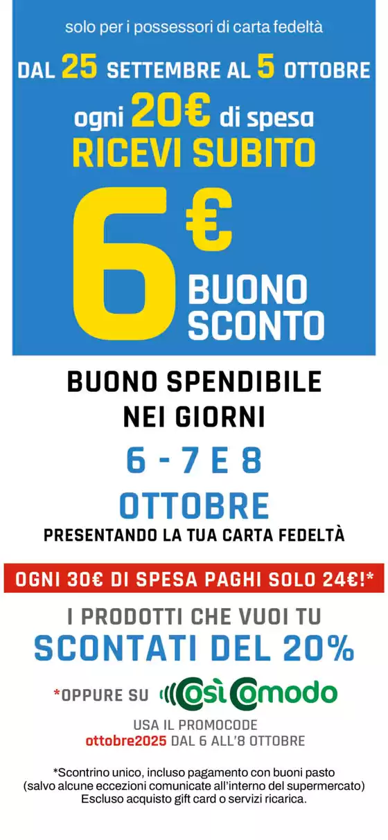 TANTI PRODOTTI SCONTATI DEL 20%