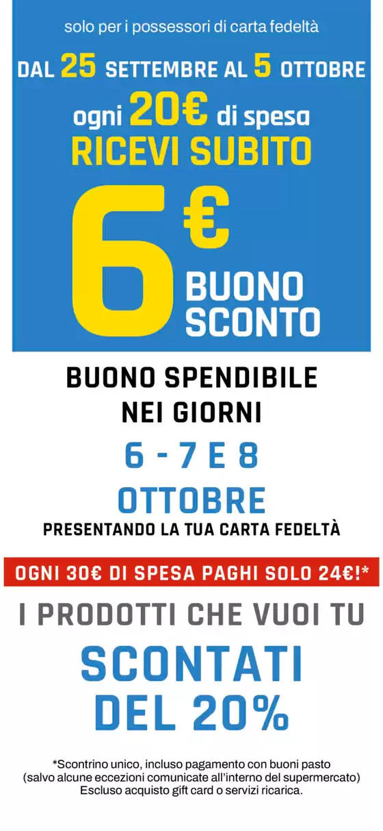 TANTI PRODOTTI SCONTATI DEL 20%