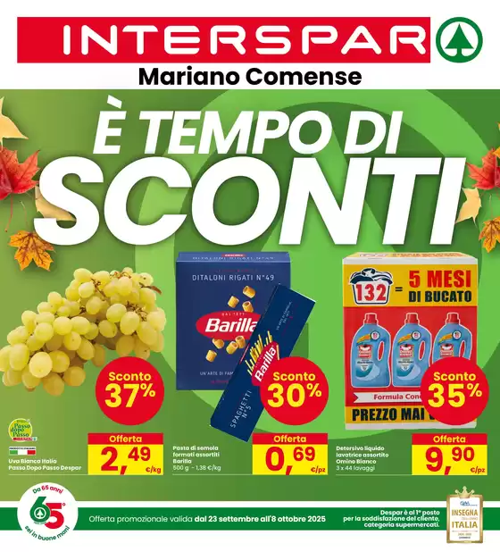 E tempo di sconti