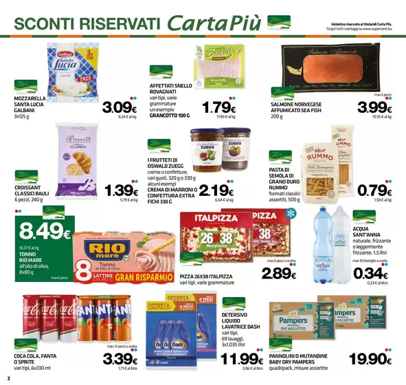 OFFERTE VALIDE DAL 25.09 ALL’ 08.10.2025 