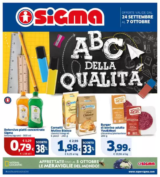 Volantino Sigma | ABC della qualità | 2025-09-24T00:00:00.000Z - 2025-10-07T00:00:00.000Z