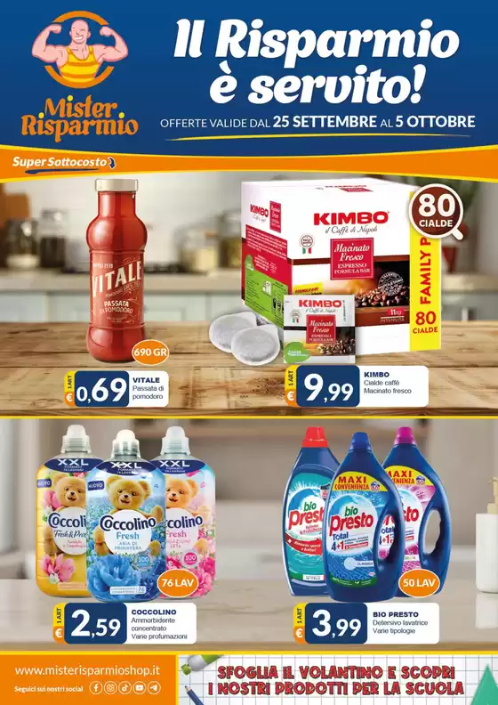 Il Risparmio è sérvito!