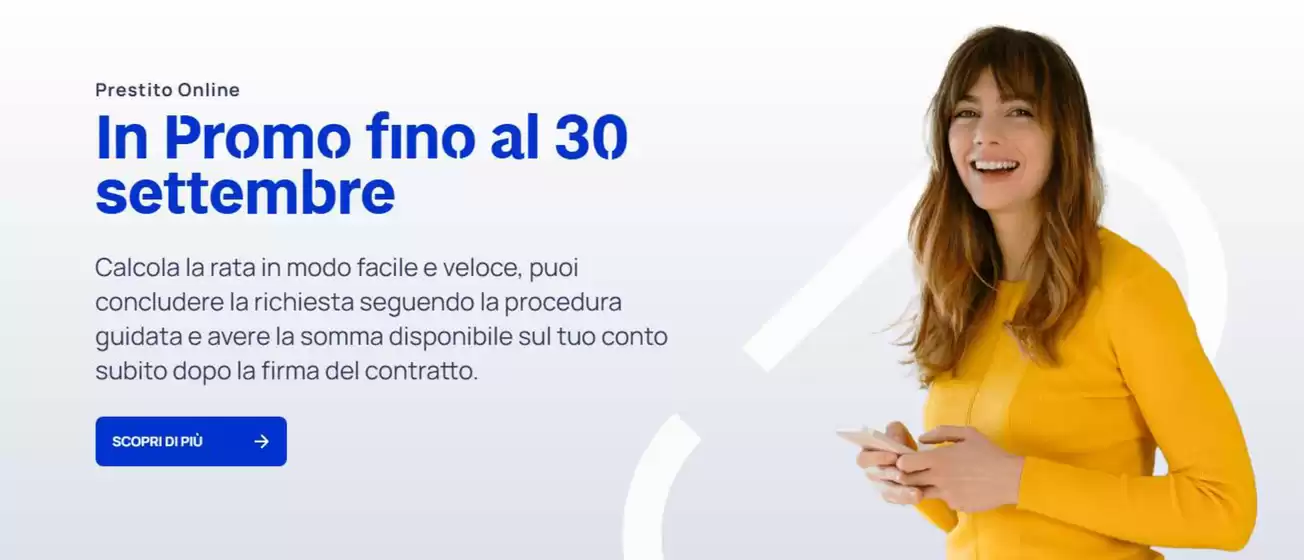 Volantino Banca Sella a Mantova | Prestitio online | 2025-09-24T00:00:00.000Z - 2025-09-30T00:00:00.000Z