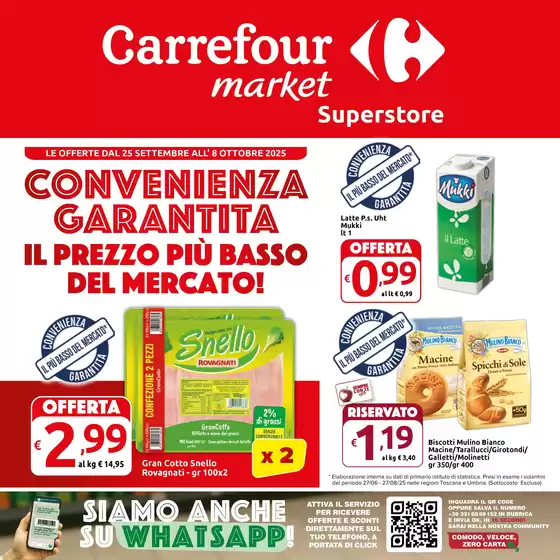 Convenienza garantita