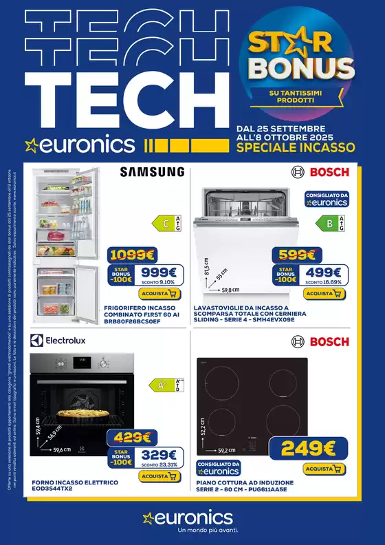Volantino Euronics a Pinerolo | Speciale incasso | 2025-09-25T00:00:00.000Z - 2025-10-08T00:00:00.000Z