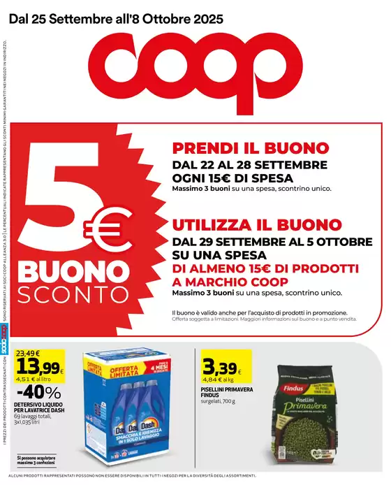 Volantino Coop a Eraclea | Convenienza | 2025-09-25T00:00:00.000Z - 2025-10-08T00:00:00.000Z