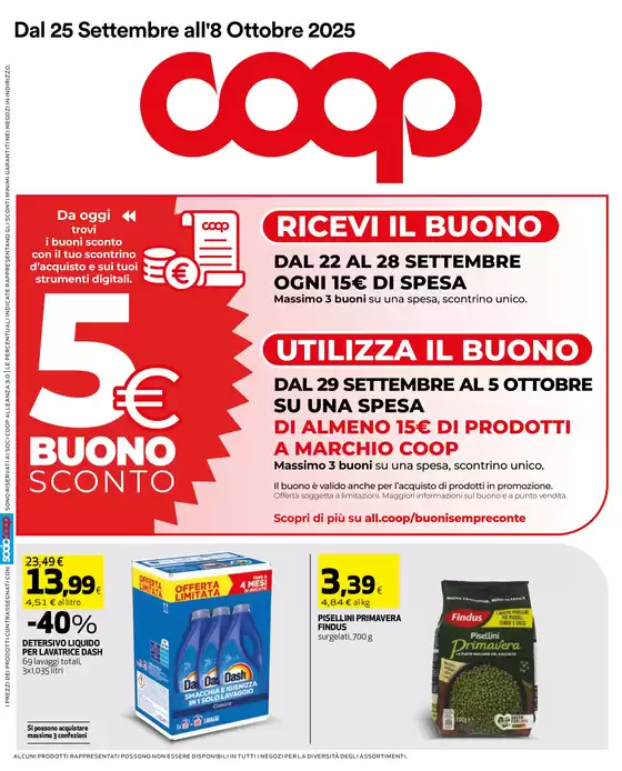 Volantino Coop a Eraclea | Offerte per te | 2025-09-25T00:00:00.000Z - 2025-10-08T00:00:00.000Z