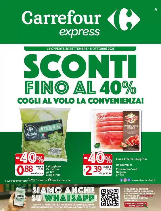 Sconti fino al 40%