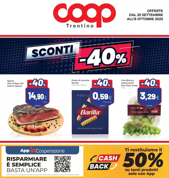 Volantino Coop a Lodi | Sconti 40% | 2025-09-25T00:00:00.000Z - 2025-10-08T00:00:00.000Z