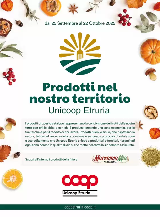 Volantino Coop | PRODOTTI DEL TERRITORIO | 2025-09-25T00:00:00.000Z - 2025-10-22T00:00:00.000Z