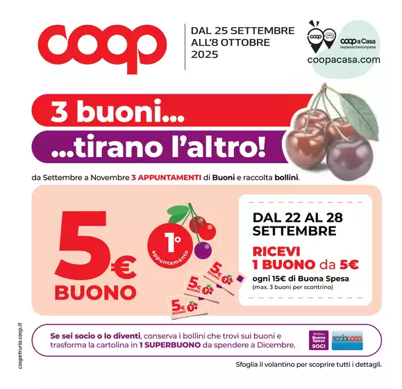 Volantino Coop | DAL 25 SETTEMBRE ALL’8 OTTOBRE 2025 | 2025-09-25T00:00:00.000Z - 2025-10-08T00:00:00.000Z