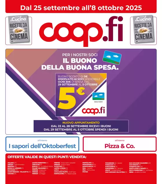 Volantino Coop | Dal 25 settembre all’8 ottobre 2025 | 2025-09-25T00:00:00.000Z - 2025-10-08T00:00:00.000Z