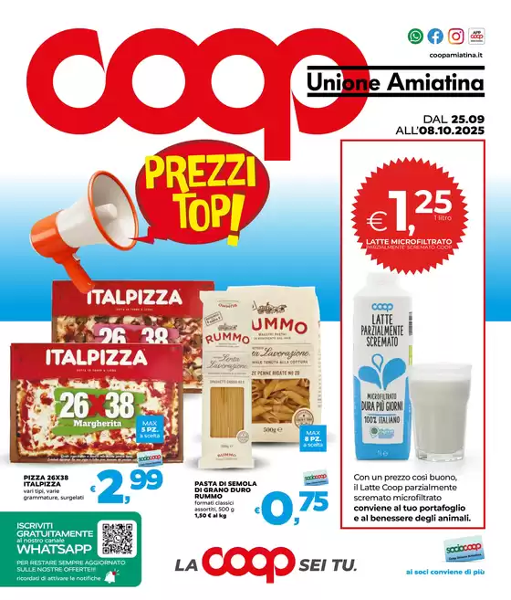 Volantino Coop | Prezzi top! | 2025-09-25T00:00:00.000Z - 2025-10-08T00:00:00.000Z