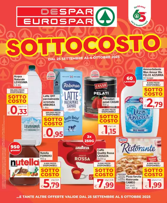 Volantino Despar a Trivento | Sottocosto | 2025-09-25T00:00:00.000Z - 2025-10-05T00:00:00.000Z