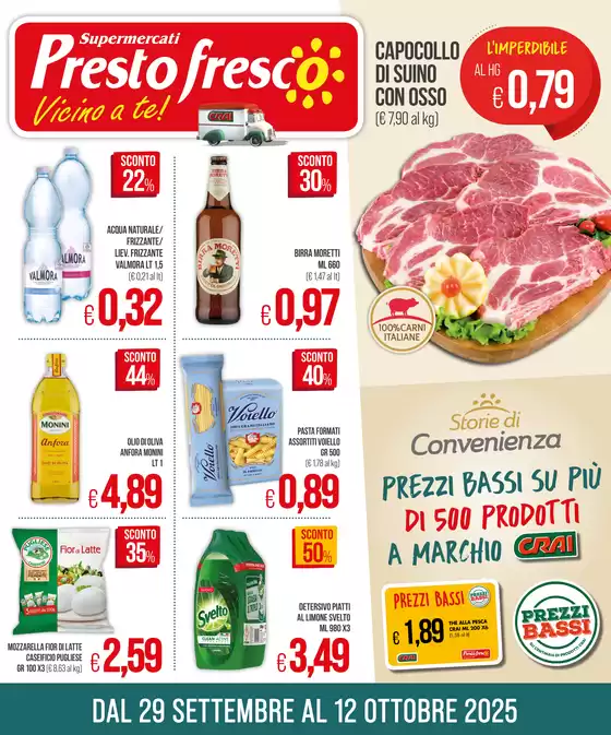 Volantino Prestofresco a Empoli | Vicino a te! | 2025-09-29T00:00:00.000Z - 2025-10-12T00:00:00.000Z