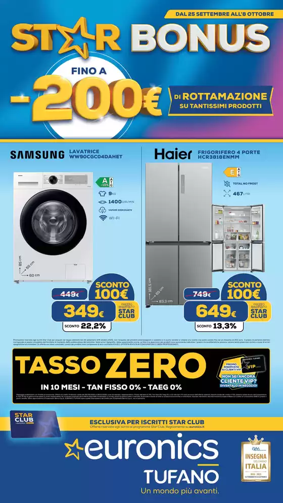 STAR BONUS MENO 200