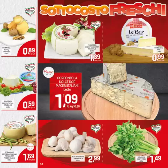 Sottocosto freschi 