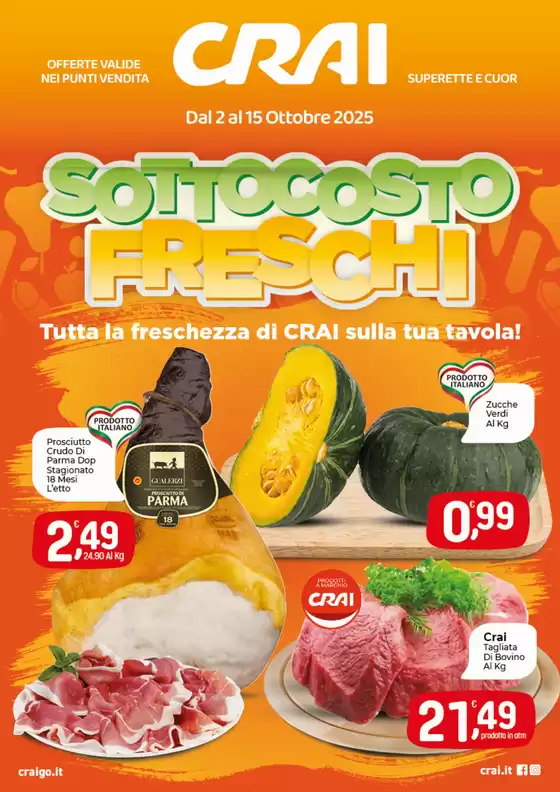Sottocosto freschi 