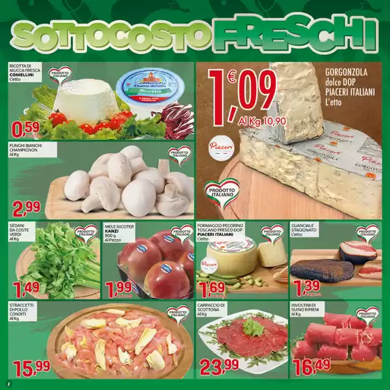 Sottocosto freschi 