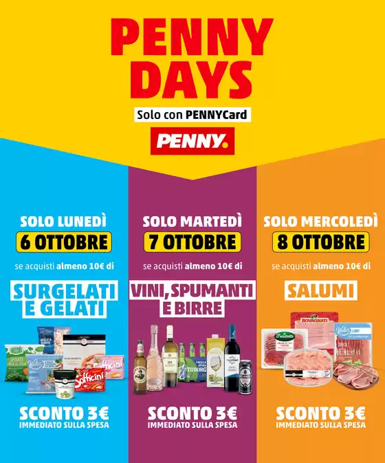 Volantino PENNY a Legnano | Penny Days | 2025-10-06T00:00:00.000Z - 2025-10-08T00:00:00.000Z