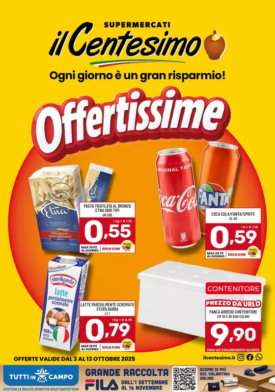 Volantino Il Centesimo a Casalmaggiore | Offertissime | 2025-10-03T00:00:00.000Z - 2025-10-13T00:00:00.000Z