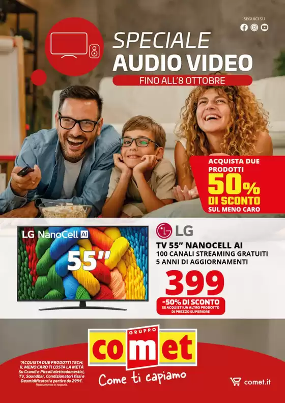 Volantino Comet a Livorno | Speciale Audio e Video da Comet! | 2025-09-26T00:00:00.000Z - 2025-10-08T00:00:00.000Z