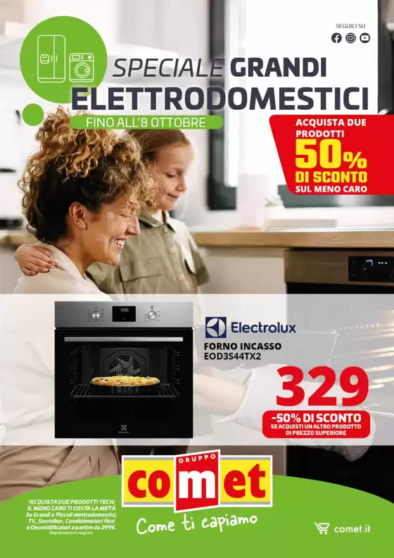 Volantino Comet a Livorno | Speciale Grandi Elettrodomestici da Comet! | 2025-09-26T00:00:00.000Z - 2025-10-08T00:00:00.000Z