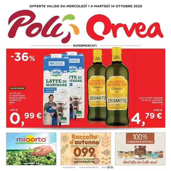 OFFERTE VALIDE DA MERCOLEDÌ 1 A MARTEDÌ 14 OTTOBRE 2025