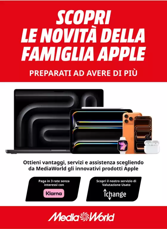 Scopri le novita dellla famiglia apple