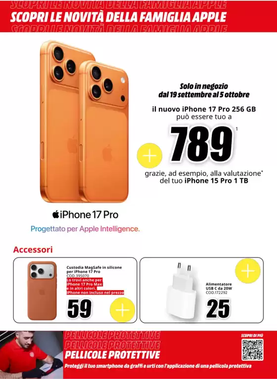 Scopri le novita dellla famiglia apple