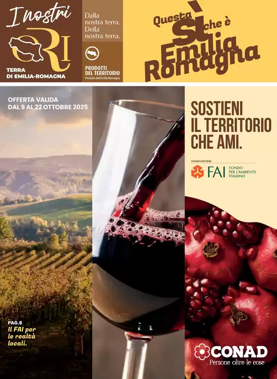 Volantino Conad a Bastiglia | Questa si che e Emilia Romagna | 2025-10-09T00:00:00.000Z - 2025-10-22T00:00:00.000Z
