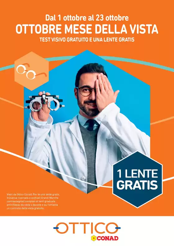 Volantino Parafarmacia Conad a Sant'Alessio con Vialone | Ottobre mese della vista | 2025-10-01T00:00:00.000Z - 2025-10-23T00:00:00.000Z