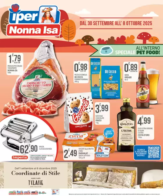 Volantino Iper Nonna Isa a Vasto | Autunno | 2025-09-30T00:00:00.000Z - 2025-10-08T00:00:00.000Z