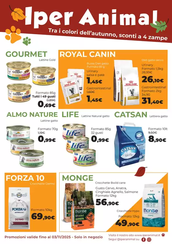 Promozioni valide fino al 03/11/2025