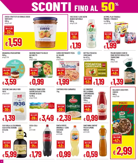 Sconti fino al 50%