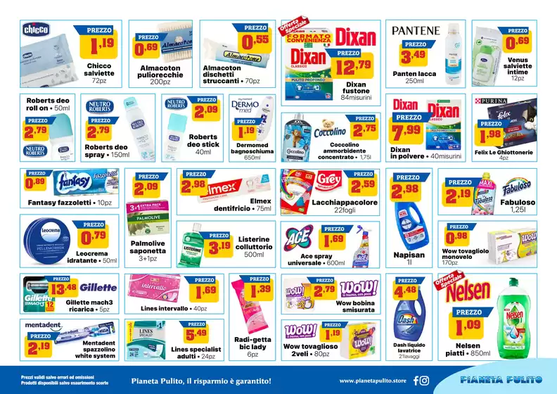 PROMO VALIDE dal 01 al 21 ottobre