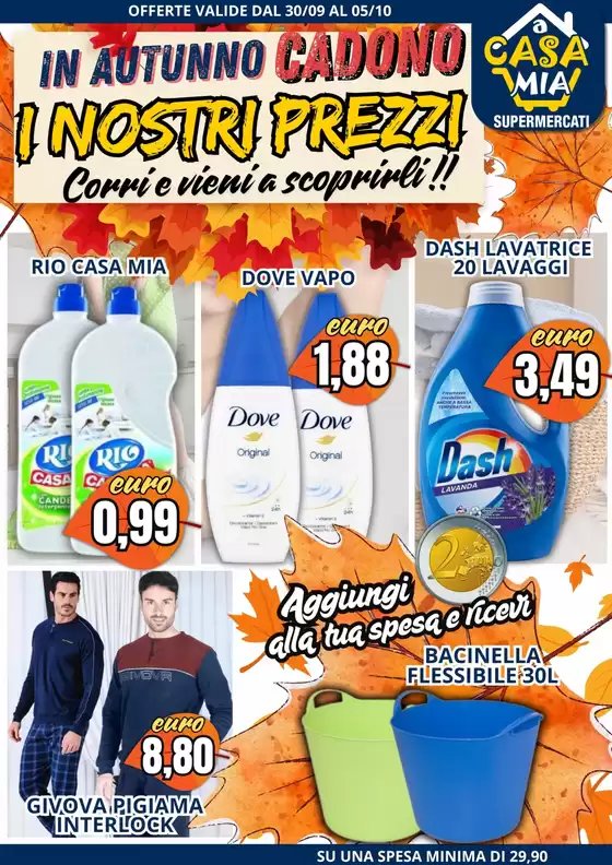 In autunno cadono i nostri prezzi!