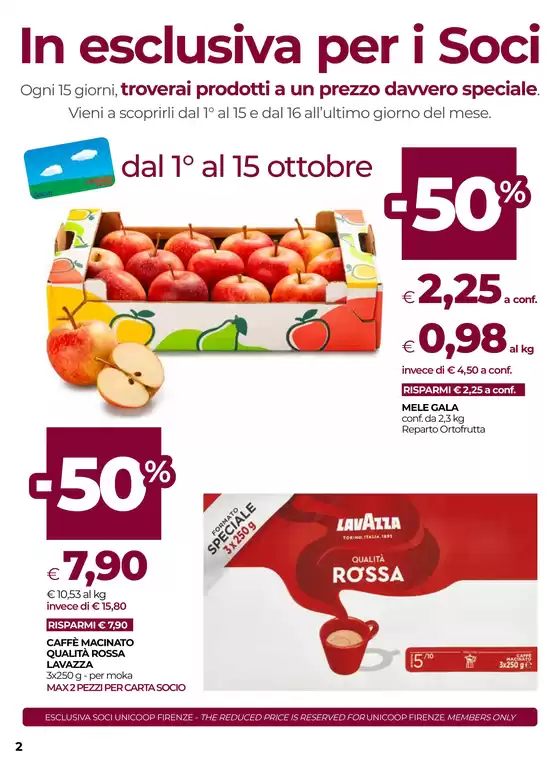 Dal 2 al 15 ottobre 2025