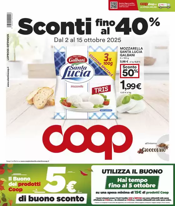 Sconti fino al 40%