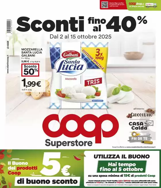 Sconti fino al 40%