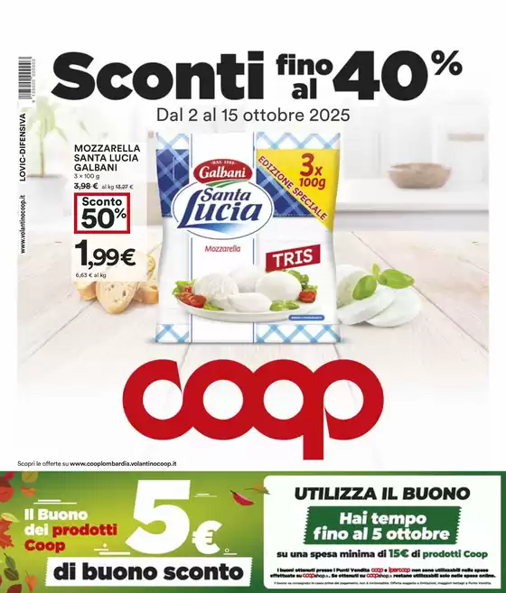 Sconti fino al 40%