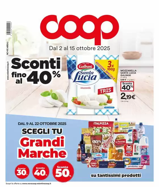 Sconti fino al 40%