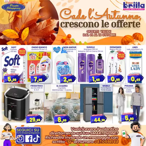 Cade l'autunno crescono le offerte
